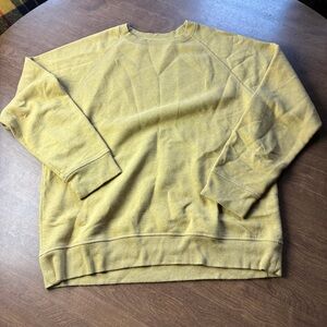 FLINT and TINDER Crewneck Fleece, Sweatshirt, Speckle Heathered Straw Yellow, L
